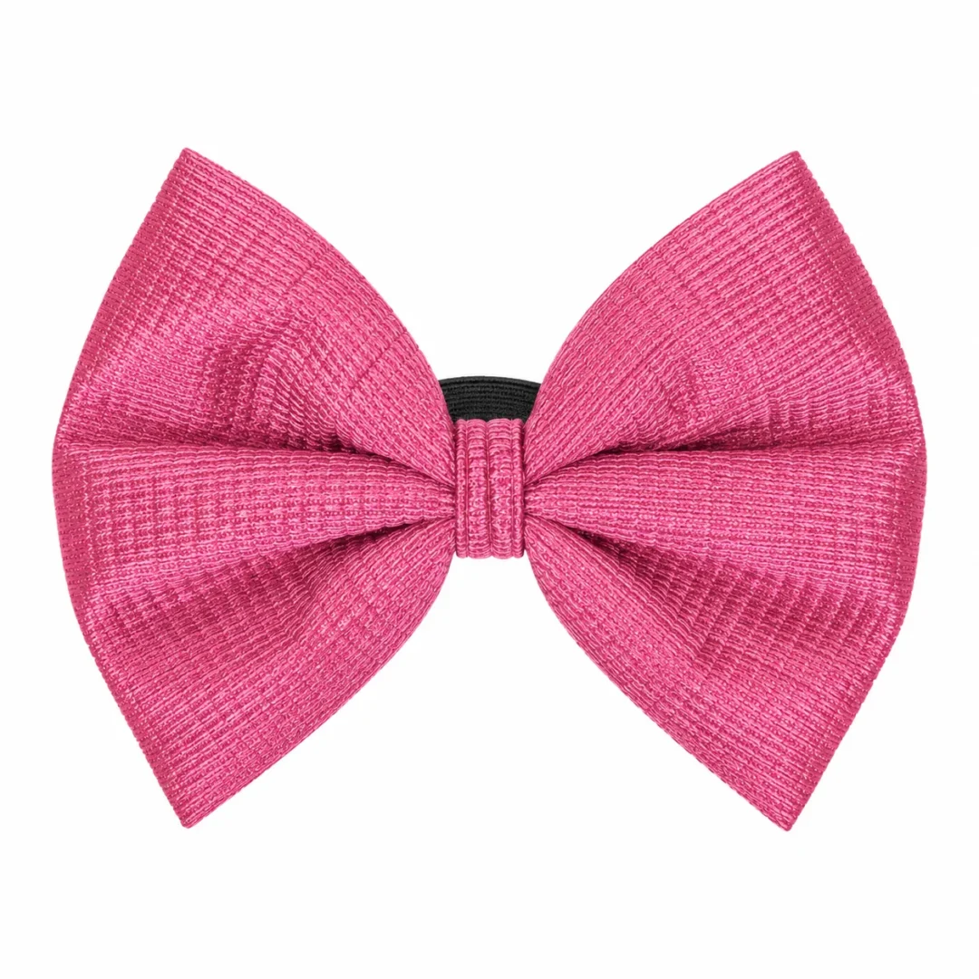 Pink Royale Handmade Dog Bow